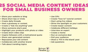 Social Media Content Ideas